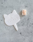 Catnip Stamp Collection, Clay Herb Cutter Set - Cat Head Marker, Embossed Garden Design, PLA Print