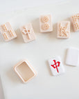 Mahjong Tile Stamps & Blank Tile