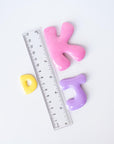 Bubble Letter Initials - Clay Cutters for Purse Charms, Magnets and Decor
