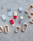 Page Bookmarks - Short Page Bookmark Clay Cutters for Bookish Fans