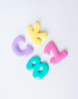 Bubble Letter Initials - Clay Cutters for Purse Charms, Magnets and Decor