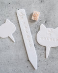Charcuterie, Garden or Herb Marker - Clay Cutter