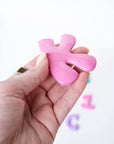 Bubble Letter Initials - Clay Cutters for Purse Charms, Magnets and Decor
