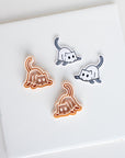 Halloween Character Collection | Cherry Ghosts, Cat Ghost, Bookish and Turtle
