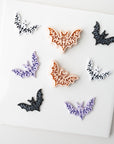 Embossed Bat | Fall 2026 Halloween Clay Cutter, Polymer Tool - Textured Detail, 30/35/40mm