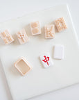 Mahjong Tile Stamps & Blank Tile