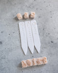 Spicy Stamps Collection - Companion to our Herb Markers - Set of 8