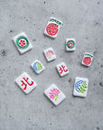 Mahjong Tile Clay Cutters, SET 2 - Embossed (Set of 5 Designs)