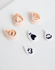 Ghost Face Drops - Set of 3 | Mini Halloween Ghostly Faces