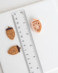 Embossed Acorn | Fall Halloween Embossed Clay Cutter