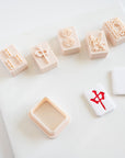 Mahjong Tile Stamps & Blank Tile