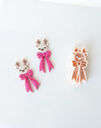 Reindeer Bow - Embossed Christmas - Holiday Clay Cutter 2026