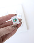 Christmas Mahjong Tile Clay Cutters, SET FIVE / Holiday - Embossed (Set of 10 Designs)