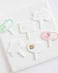 Charcuterie, Garden or Herb Marker - Clay Cutter