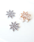 Nordic Poinsettia - Embossed Snowflake - Holiday Clay Cutter 2026