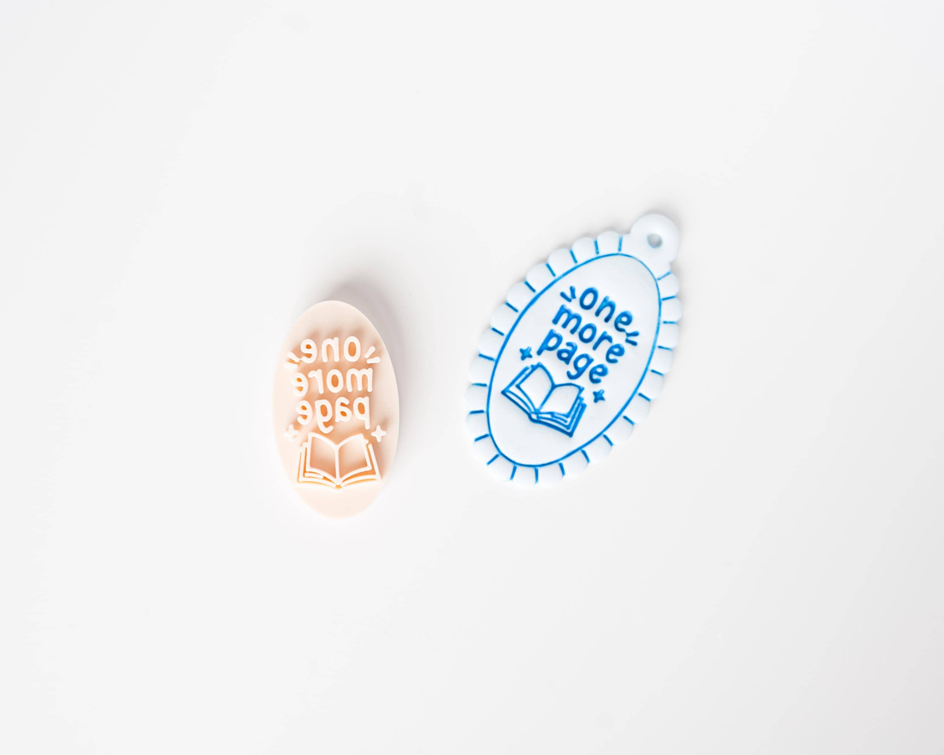 Book Charm Stamps - Bookmark Stamp for Bookish Fans