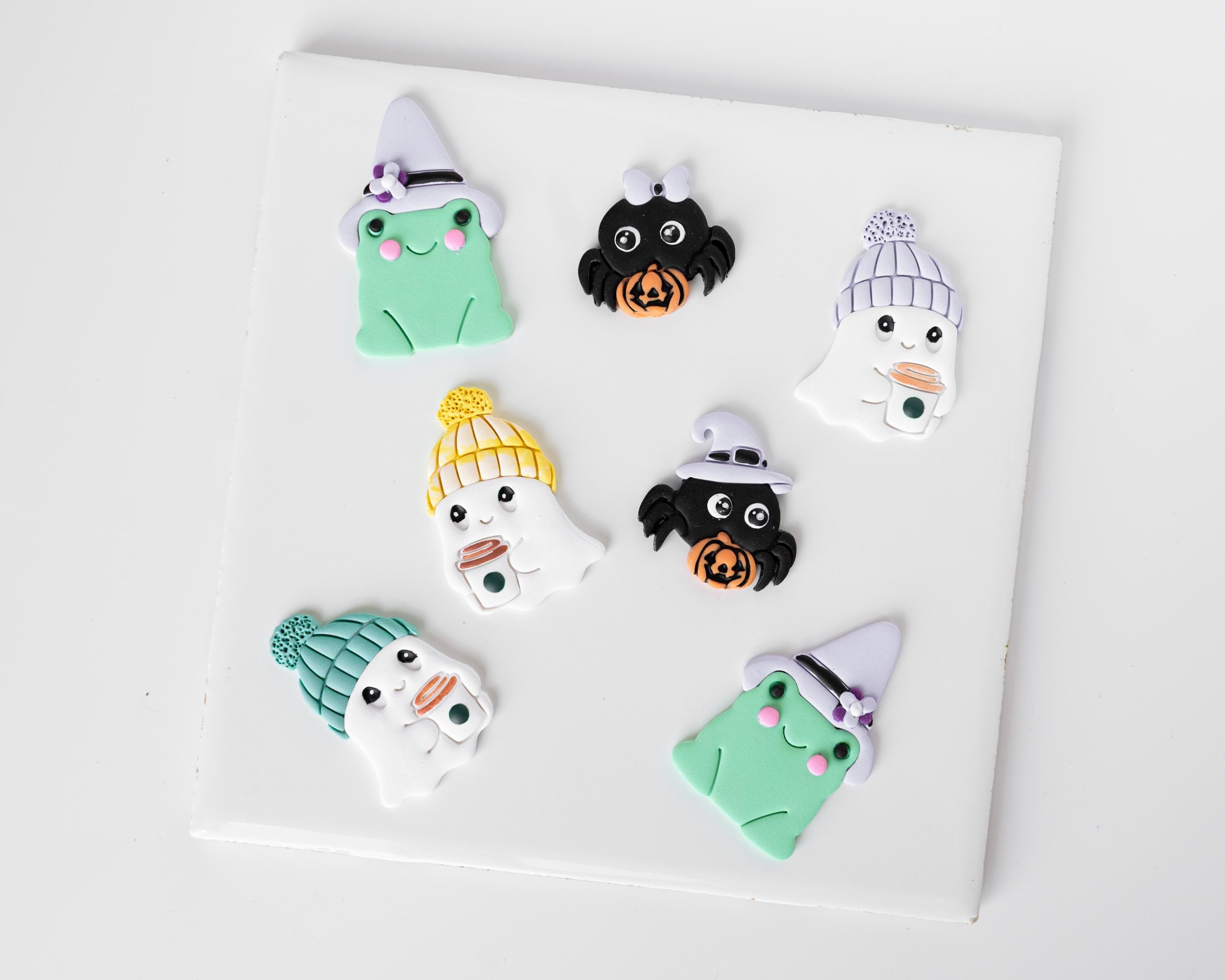 Frog Witch - Clay Cutter Halloween with Witches Hat
