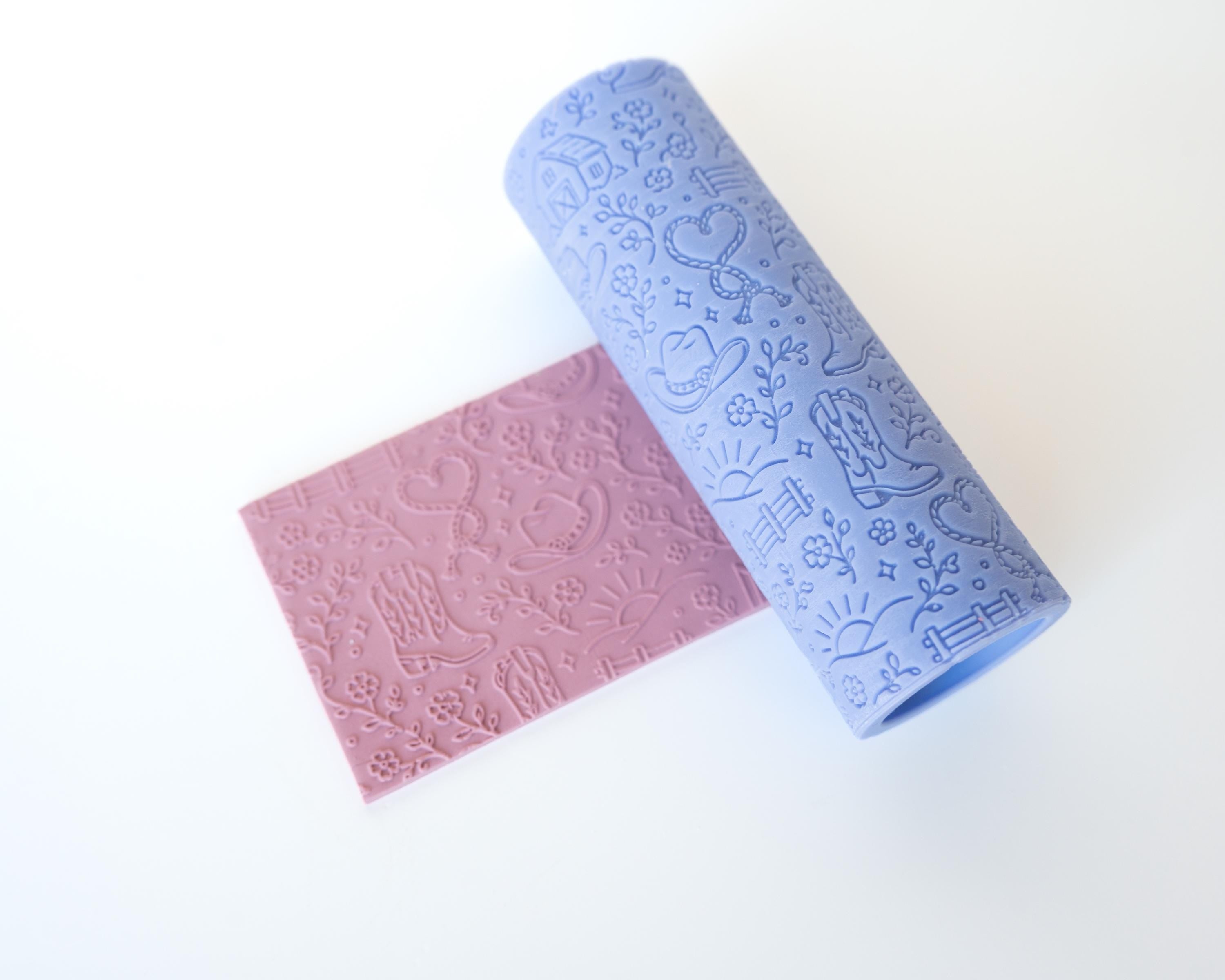 Book Themed Rollers - Country Romance and Hockey Romance - Resin Texture Roller