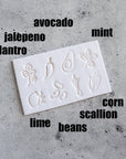 Spicy Stamps Collection - Companion to our Herb Markers - Set of 8