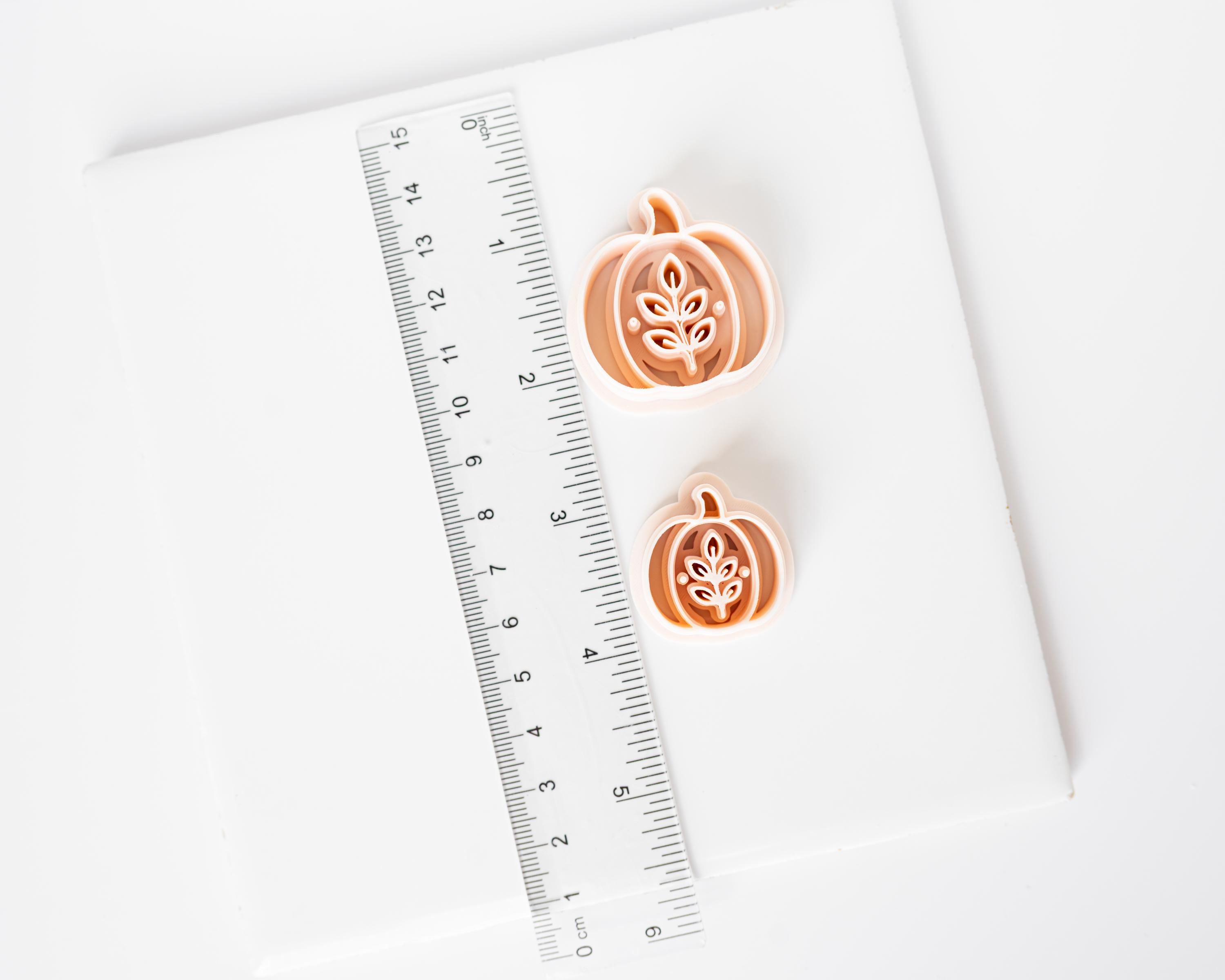 Autumn Pumpkin - Leaf Embossed Fall Pumpkin