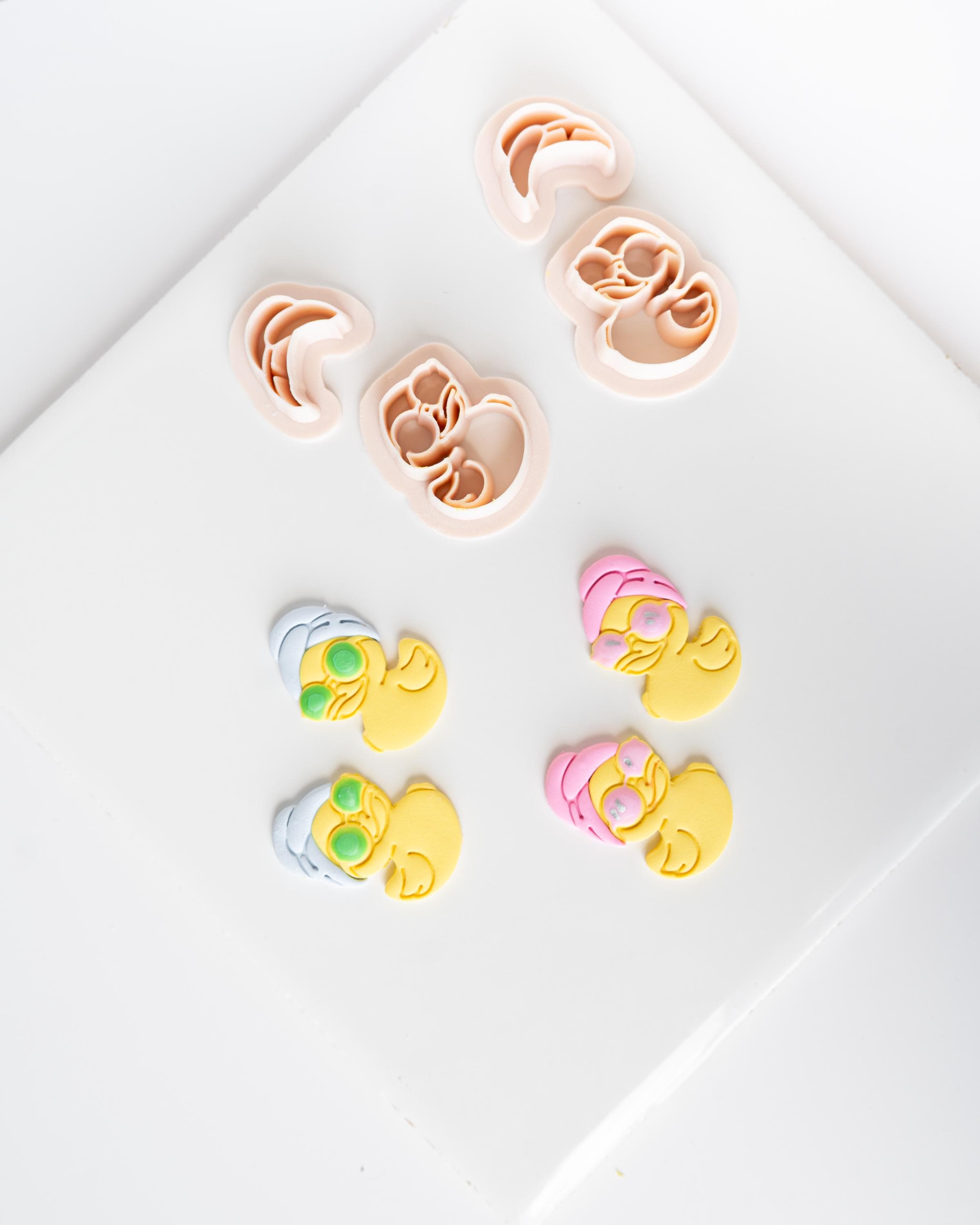 Rubber Duckie - 2-piece Clay Cutter Set | Mirrored Option available | Spa Ducky
