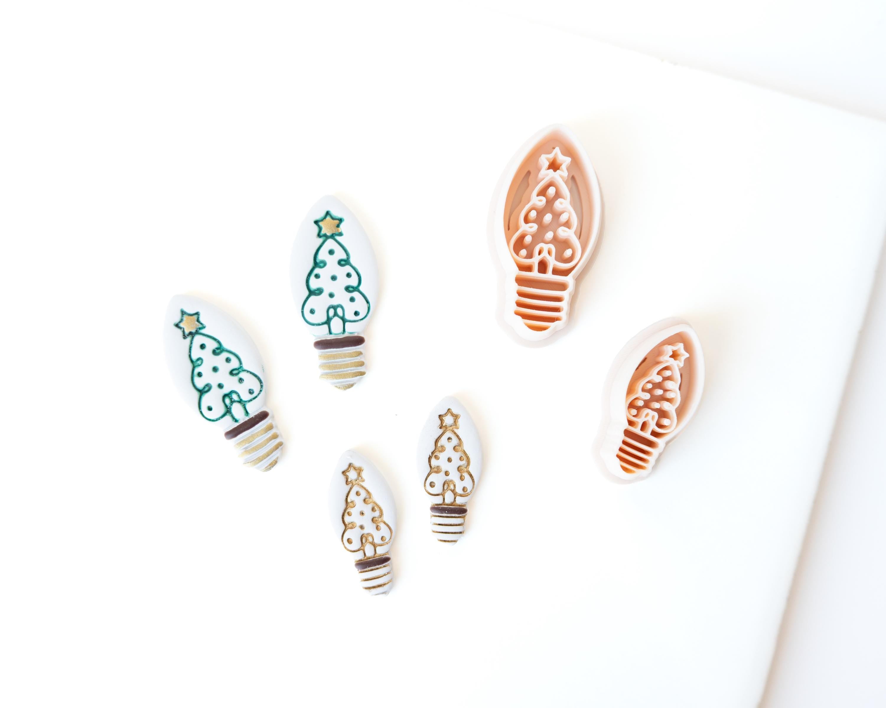 Christmas Tree in Bulb - Holiday Clay Cutter 2026