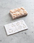 Vegetable Stamps - Companion to our Herb Markers - Set of 8