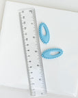 Bubble Oval | Simple beaded clay cutter