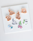 Halloween Character Collection | Cherry Ghosts, Cat Ghost, Bookish and Turtle