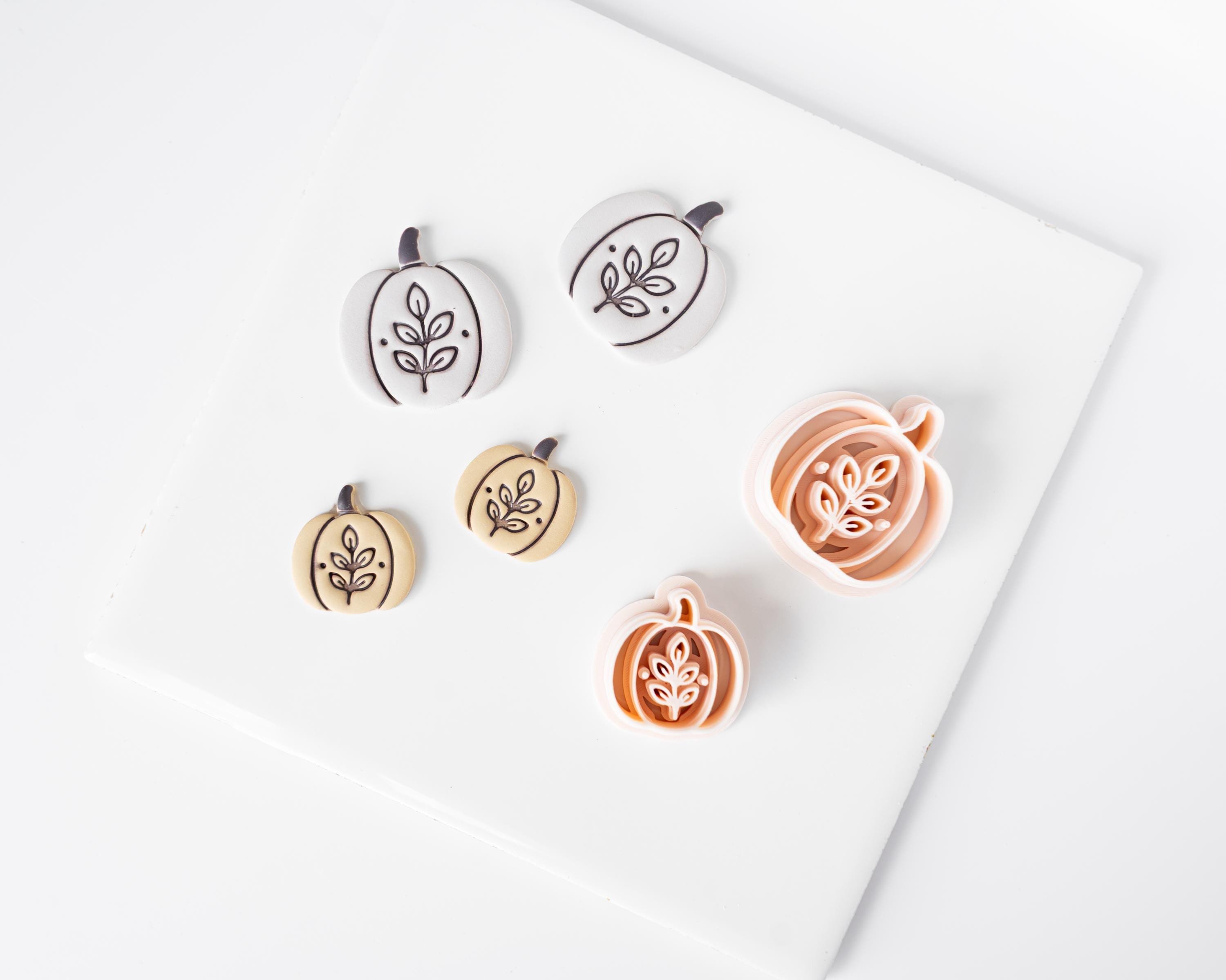 Autumn Pumpkin - Leaf Embossed Fall Pumpkin