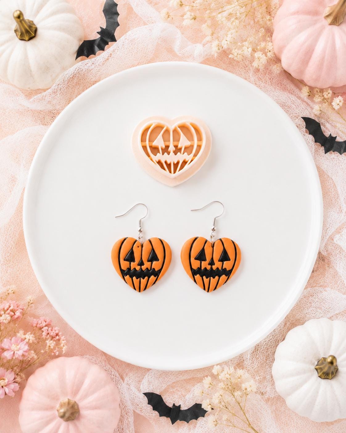 Spooky Hearts Collection | Frankenstein, Girl, Ghost, Pumpkin Halloween Heart