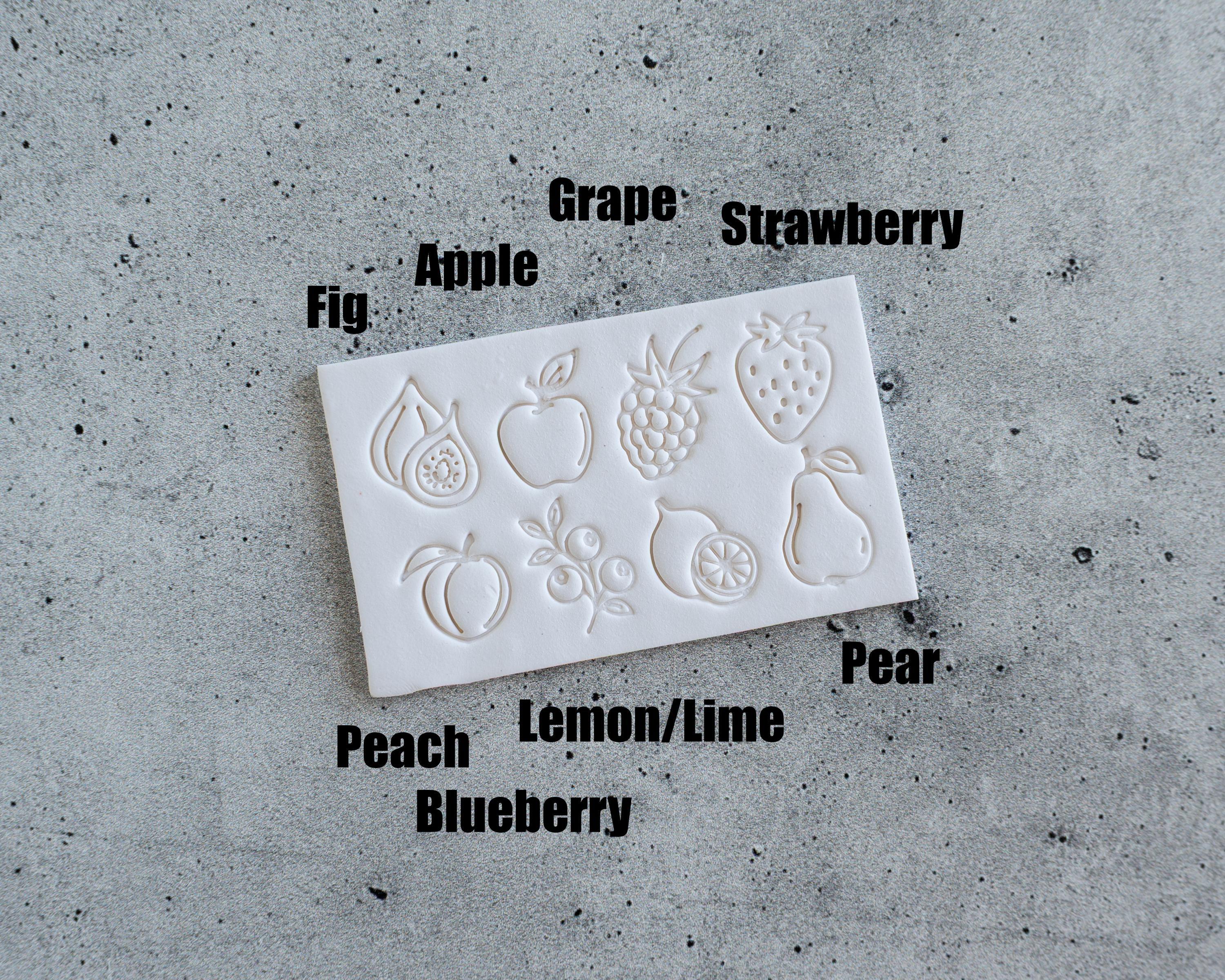 Fruit Stamps - Companion to our Herb Markers - Set of 8