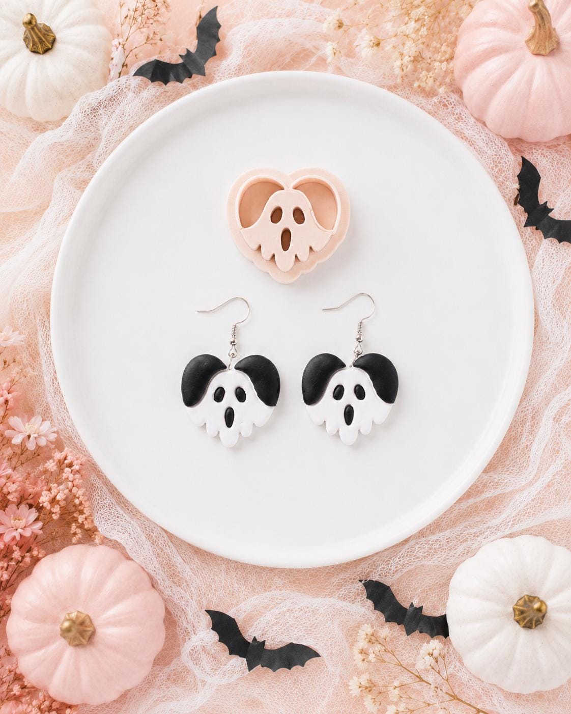 Spooky Hearts Collection | Frankenstein, Girl, Ghost, Pumpkin Halloween Heart