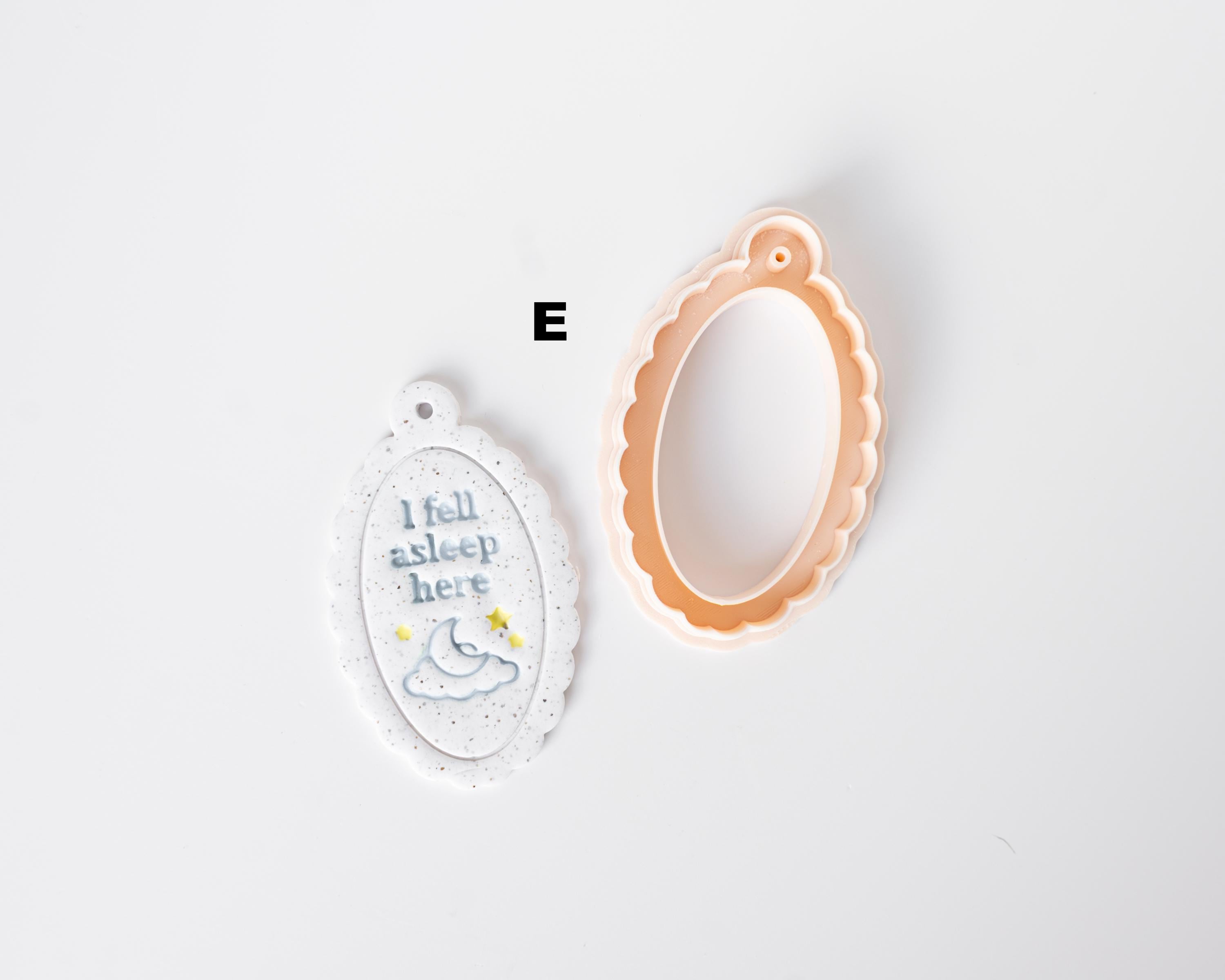 Book Charm Frames - Framing Clay Cutters for Bookish Fans