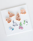Halloween Character Collection | Cherry Ghosts, Cat Ghost, Bookish and Turtle