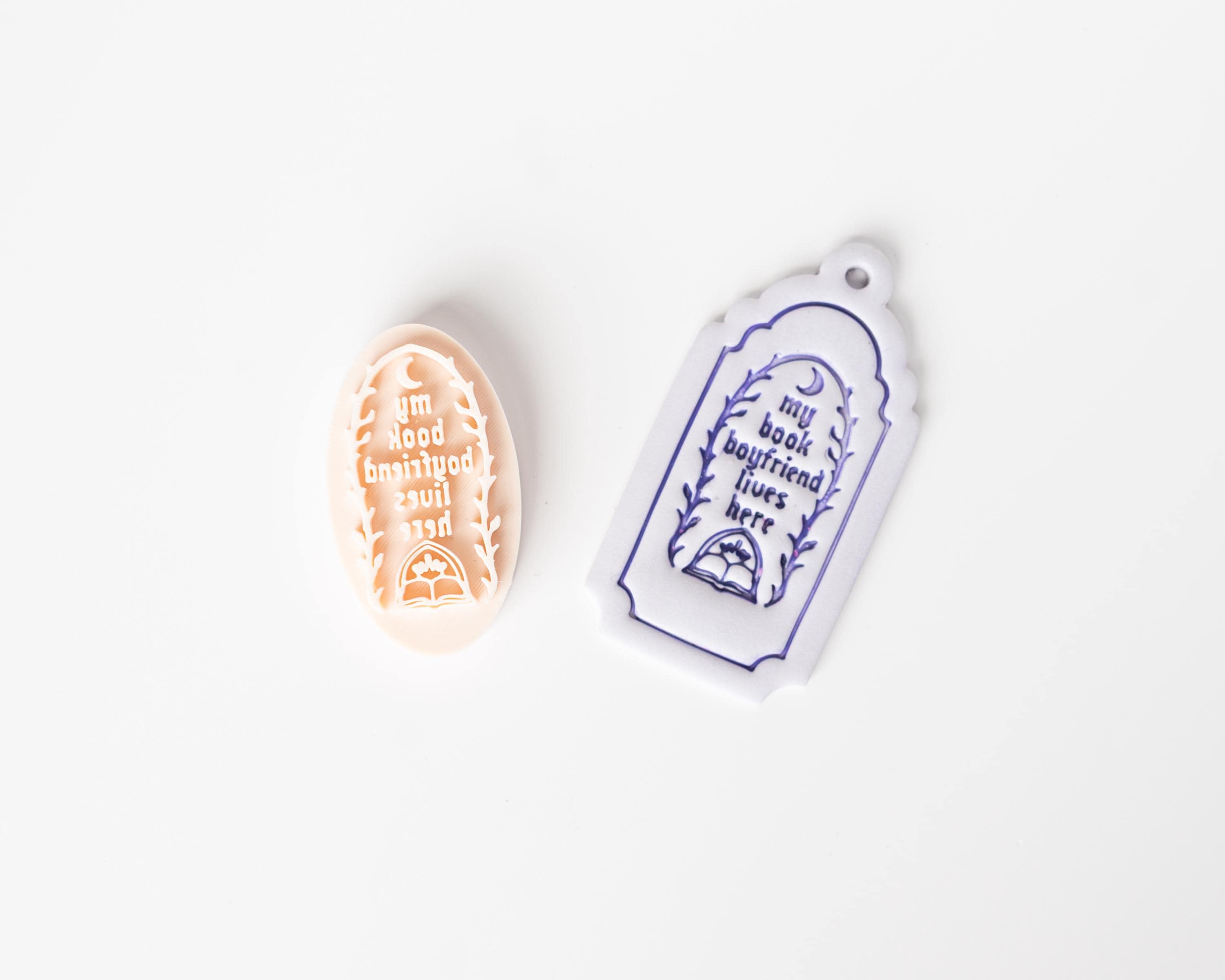 Book Charm Stamps - Bookmark Stamp for Bookish Fans