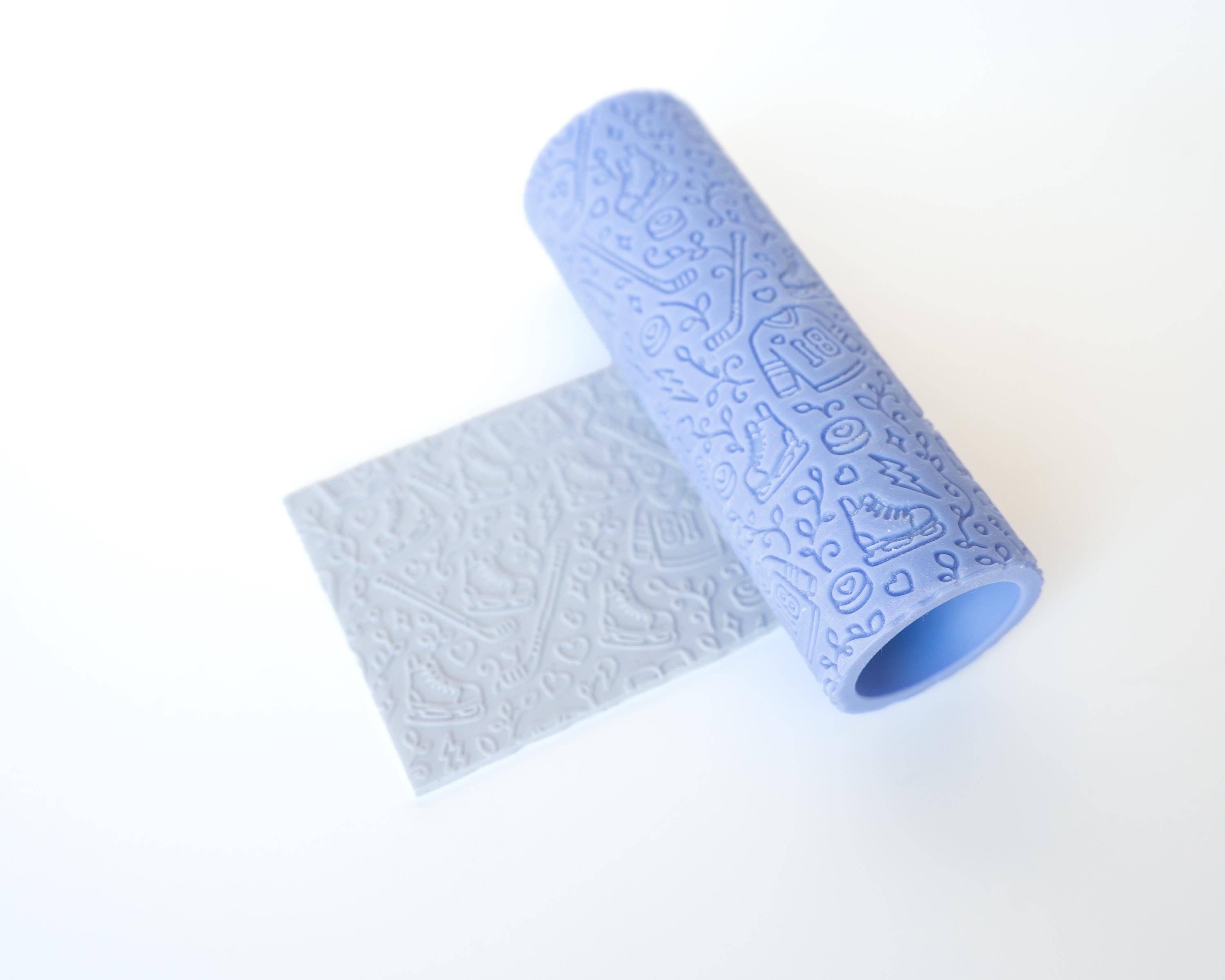 Book Themed Rollers - Country Romance and Hockey Romance - Resin Texture Roller