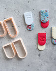 Page Bookmarks - Short Page Bookmark Clay Cutters for Bookish Fans