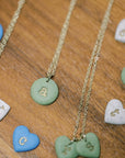 Clay Alphabet Necklace