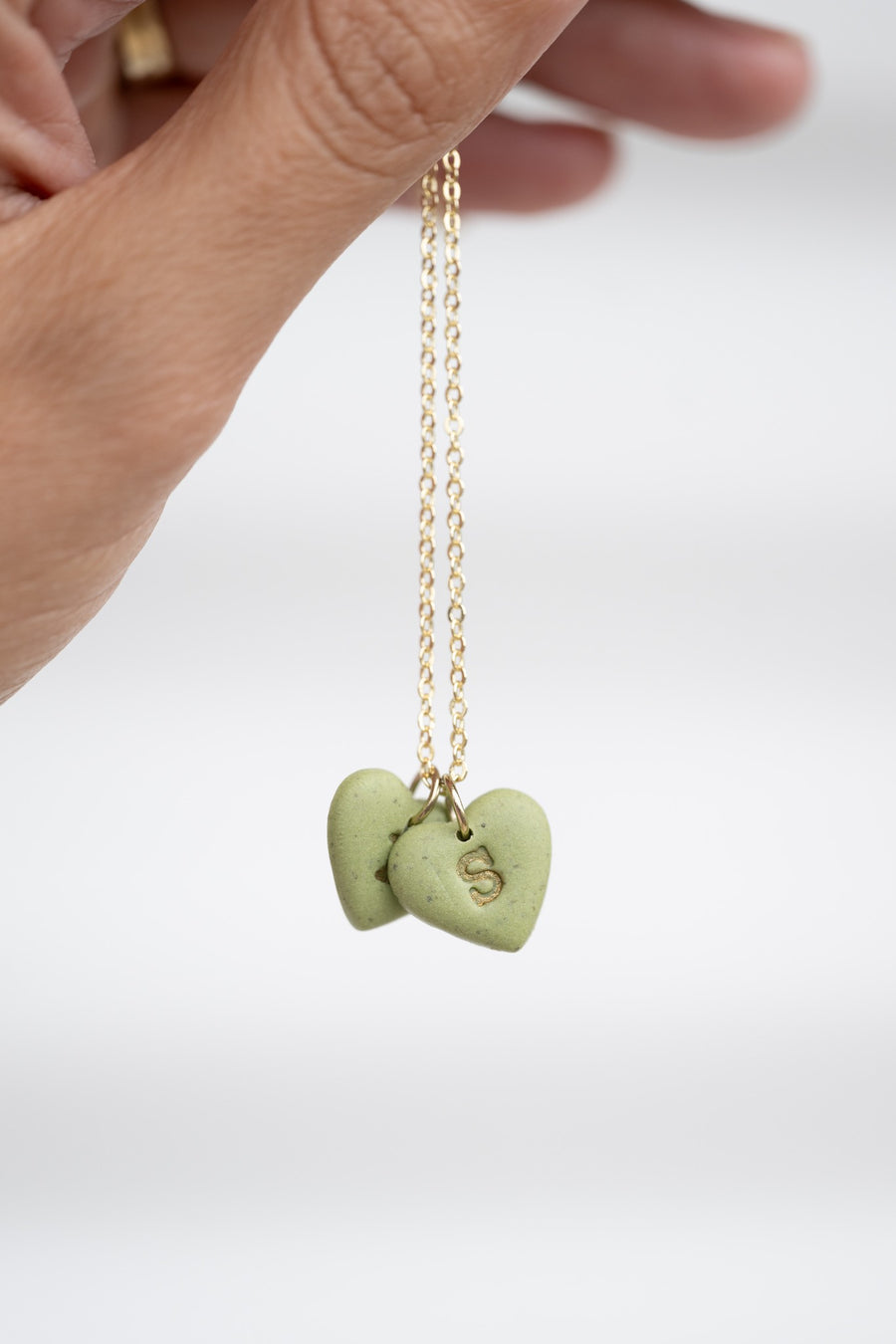 Clay Alphabet Necklace