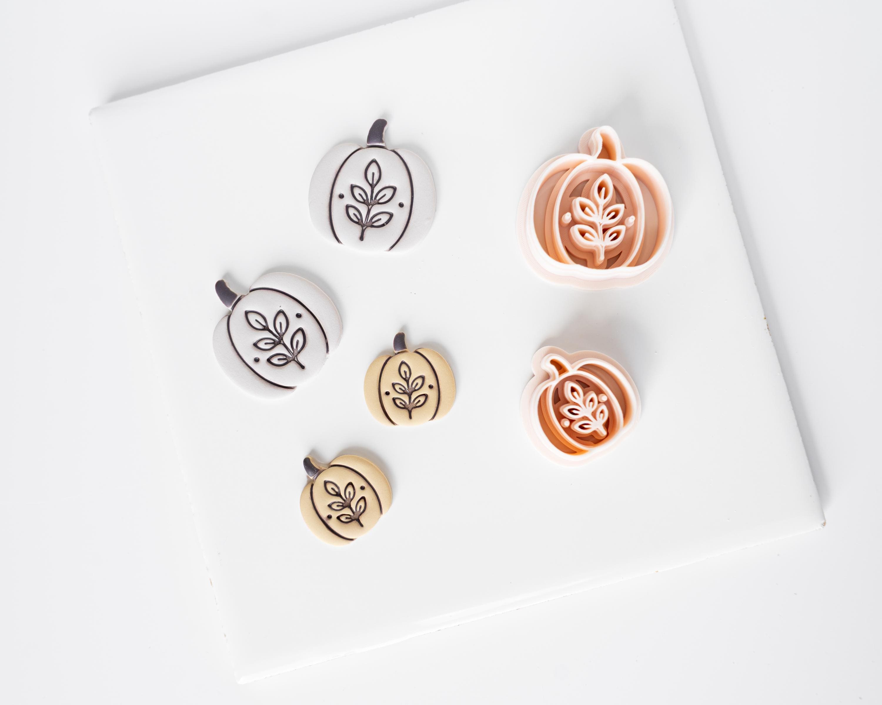 Autumn Pumpkin - Leaf Embossed Fall Pumpkin