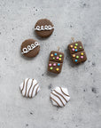 Zebra Cake Hexagon Clay Cutter, Polymer Tool - PLA Material, Retro Dessert Cookie Shape, 25/30/35mm Options