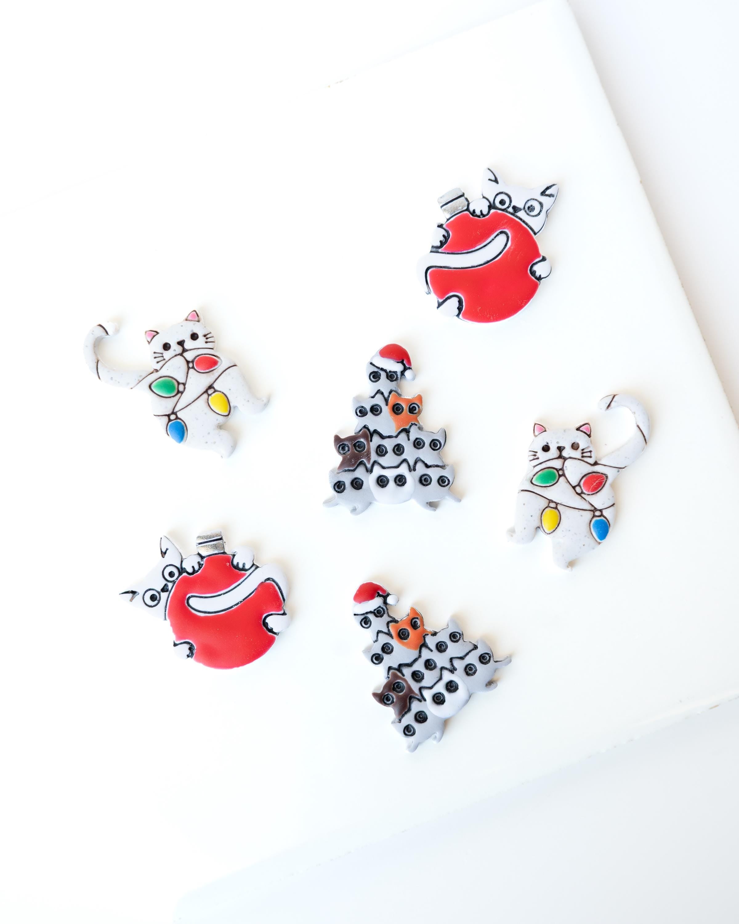 Naughty Christmas Cat - Holiday Clay Cutter 2026