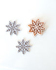 Nordic Poinsettia - Embossed Snowflake - Holiday Clay Cutter 2026