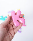 Bubble Letter Initials - Clay Cutters for Purse Charms, Magnets and Decor