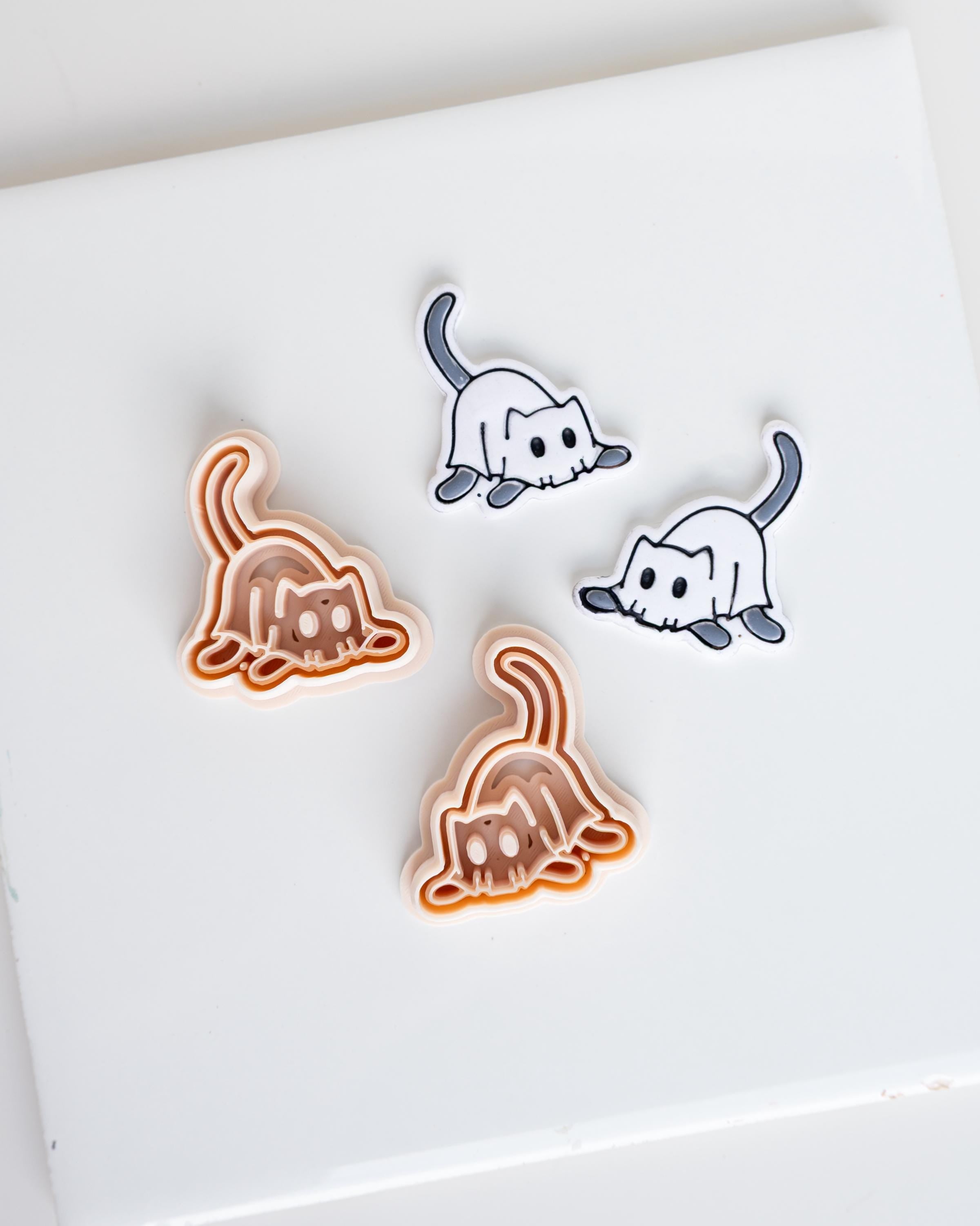Halloween Character Collection | Cherry Ghosts, Cat Ghost, Bookish and Turtle