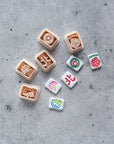 Mahjong Tile Clay Cutters, SET 2 - Embossed (Set of 5 Designs)