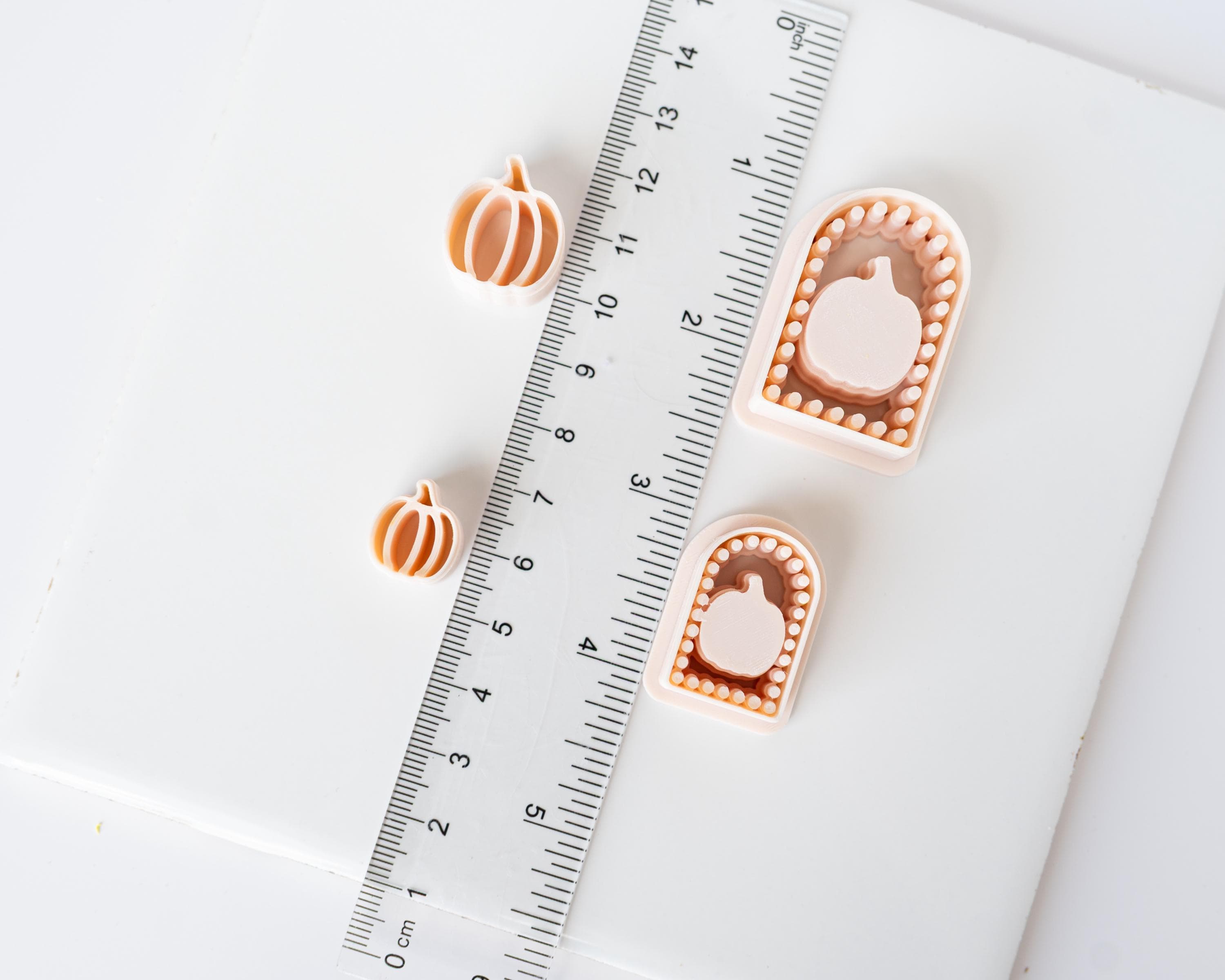 Framed Pumpkin - 2 Piece Clay Cutter Set for Fall and Halloween