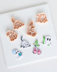Halloween Character Collection | Cherry Ghosts, Cat Ghost, Bookish and Turtle