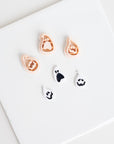 Ghost Face Drops - Set of 3 | Mini Halloween Ghostly Faces